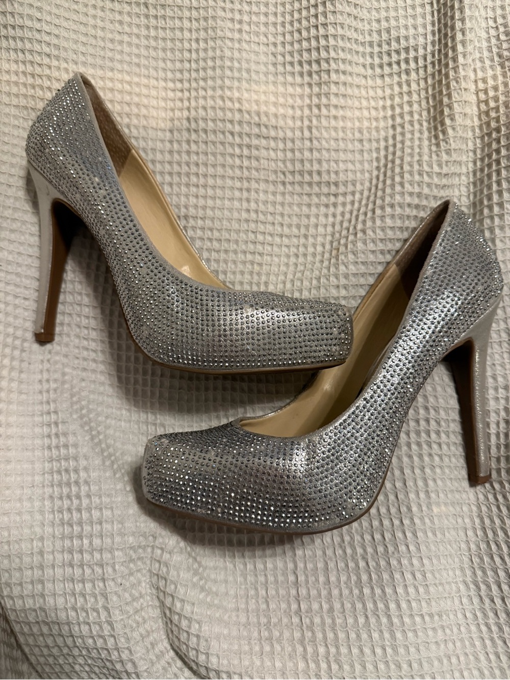 Jessica Simpson Rhinestone Heels - Picture 2 of 4